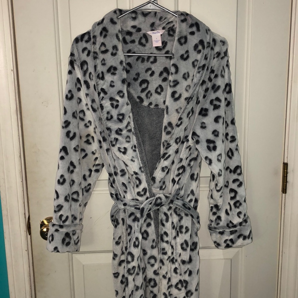 Leopard Print Soft Robe